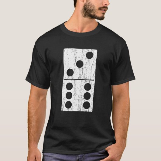 T-shirt Domino Halloween Costume 3 et 6 Ea (Devant)