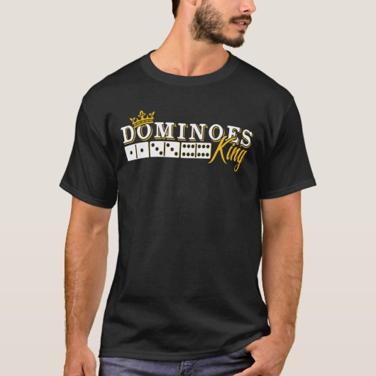T-shirt Dominoes king - Don de dominos (Devant)