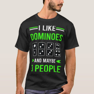 T-shirt Dominoes Vertes 3 Personnes