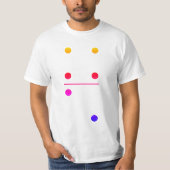T-shirt Dominos Costume de groupe 4-2 (Devant)