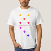 T-shirt Dominos Costume de groupe 5-3 (Devant)