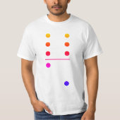 T-shirt Dominos Costume de groupe 6-2 (Devant)