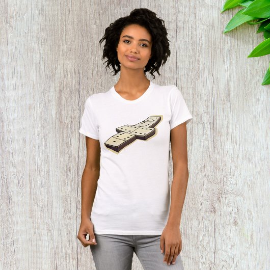 T-Shirt Dominos Game Womens