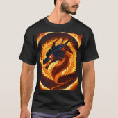 T-shirt dommage au dragon (Devant)
