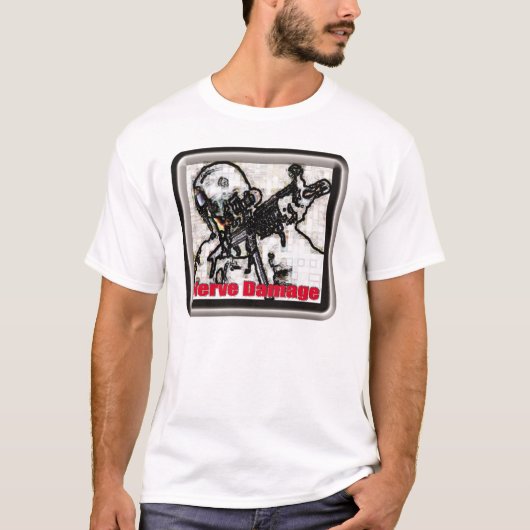 T-shirt Dommages MP5 de nerf (Devant)
