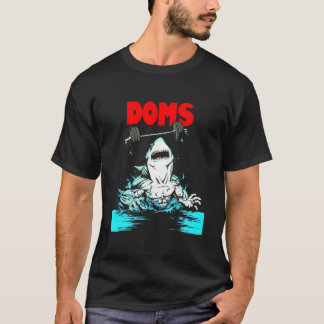 T-shirt Doms Shark Fitness Fitness Poids Bodybuilding