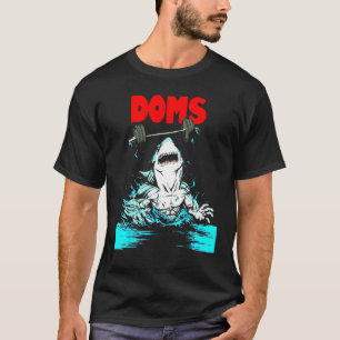 T-shirt DOMS Shark Fitness Fitness Poids Bodybuilding