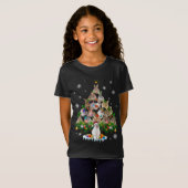 T-Shirt Don Bunny | Joli lapin Arbre de Noël Neige (Devant entier)