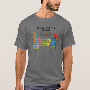 T-shirt Don Chrétien - Parole De Dieu - Tableau Périodiq