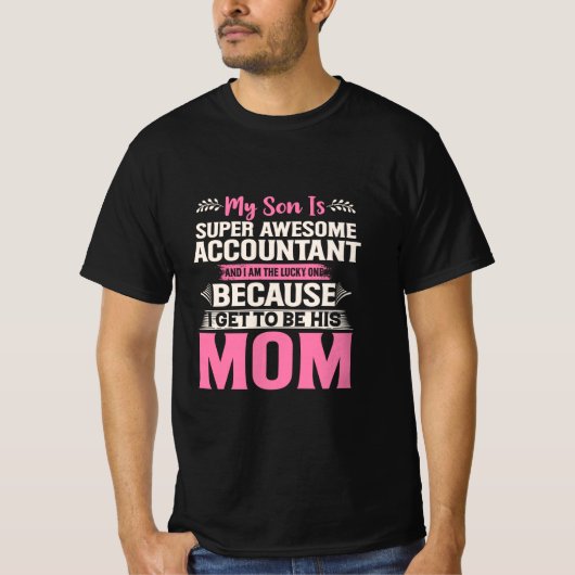 T-shirt Don comptable | Comptable super génial (Devant)