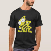 T-shirt Don d'abeilles de miel pour apiculteurs sur le mon (Devant)