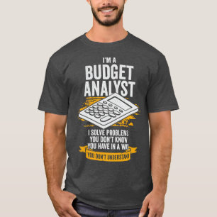 T-shirt Don D'Analyste De Budget