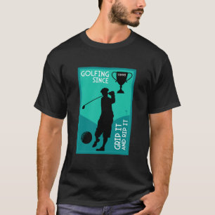 T-shirt Don d'anniversaire aux golfeurs modifiables