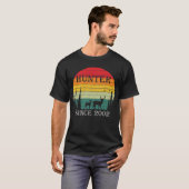 T-shirt Don d'anniversaire Hunter 2002 (Devant entier)