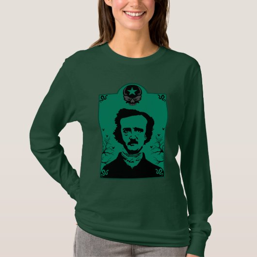 T-shirt Don d'art Edgar Allan Poe (Devant)