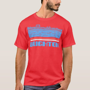 T-shirt Don de Brighton City England City Silhouette Skyli