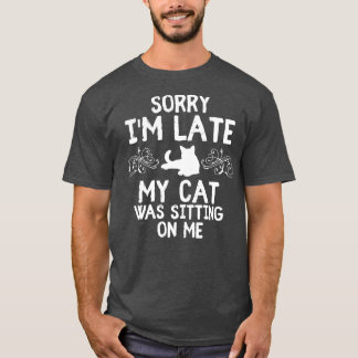 T-shirt Don de chat Amoureux des chats non ponctuel