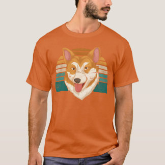 T-shirt Don de chien amoureux des chiens retro Welsh Corgi