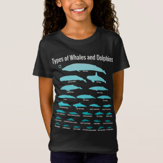 T-Shirt Don de dauphins pour fille | Design beauté