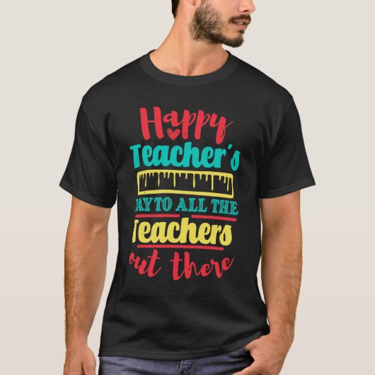 T-shirt Don de devis de l'enseignant (Devant)