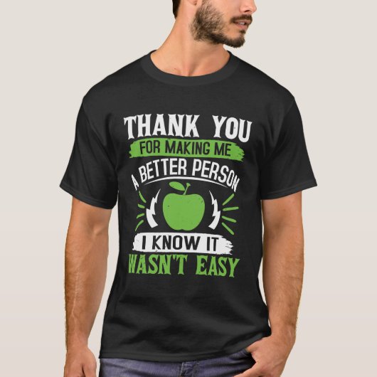 T-shirt Don de devis de l'enseignant (Devant)