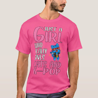 T-shirt Don De Filles Juste Une Fille Qui Aime Vraiment Le