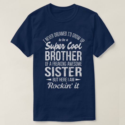T-shirt Don de frère de soeur (Design devant)