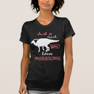 T-shirt Don de la fille Parasaurolophus