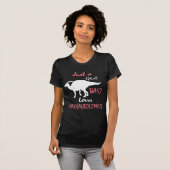 T-shirt Don de la fille Parasaurolophus (Devant entier)