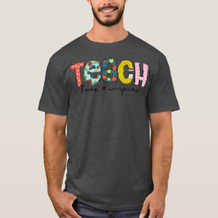 T-shirt Don de l'enseignant enseigner l'amour inspirer T-s