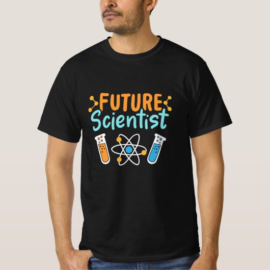 T-shirt Don de scientifique | Futur scientifique (Devant)