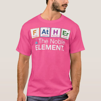 T-shirt Don d'élément père pour la science de la Fête des 