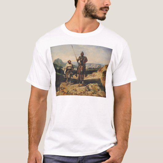 T-shirt Don don Quichotte et Sancho (Devant)