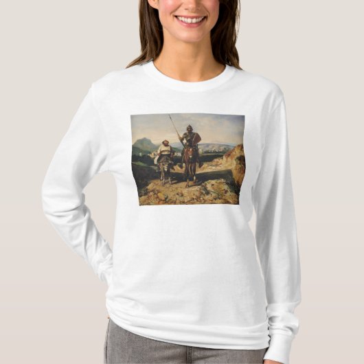 T-shirt Don don Quichotte et Sancho (Devant)