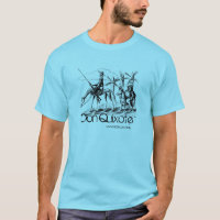 Don don Quichotte et Sancho Panza encrent l'art de