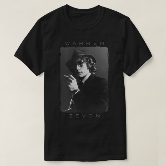 T-shirt Don Drôle Pour Warren Art Zevon Cadeaux Pour Hallo (Design devant)