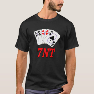 T-shirt Don du joueur de pont - Jeu de carte de pont - 7 N