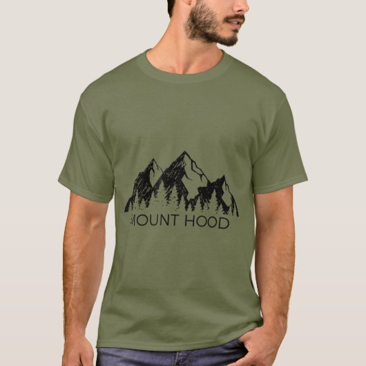 T-shirt Don du Mt HoodMount Hood Forêt nationale Oregon (Devant)