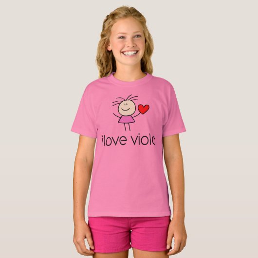 T-shirt Don iLove Viola Lover (Devant entier)