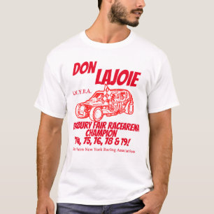 T-shirt Don LaJoie Champion de course 1 face Danbury Racea