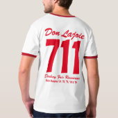 T-shirt Don Lajoie DANBURY Racearena juste 2-Sided R&W (Dos)
