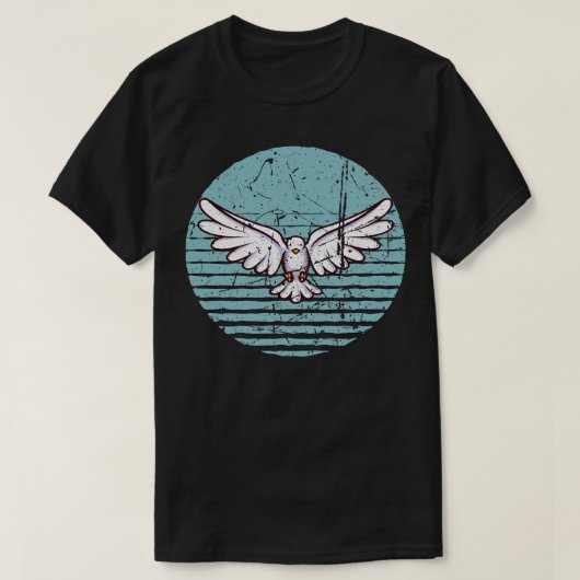 T-shirt Don Pigeon Retro (Design devant)