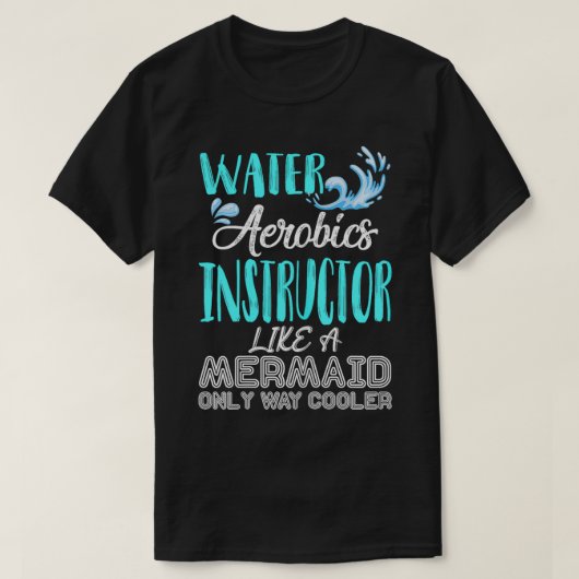 T-shirt Don Pour Aqua Water Aerobics Instructeur Comme Un  (Design devant)