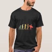 T-shirt Don Retro Surfing Evolution Pour Surfeurs (Devant)