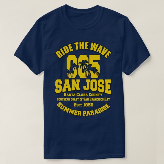 T-shirt Don San Jose California (Design devant)