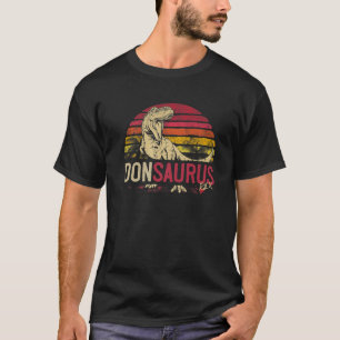 T-shirt Don Saurus Funny Dinosaure personnalisé T Rex Nom
