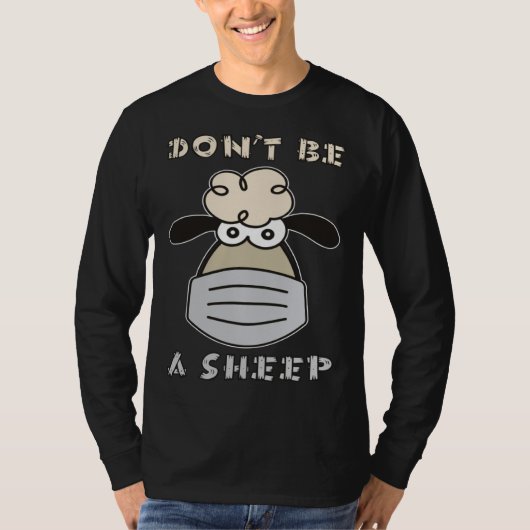 T-shirt Don t Be A Sheep (Devant)