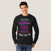 T-shirt Don t Mess With A Woman Kickboxing Kickboxer (Devant entier)