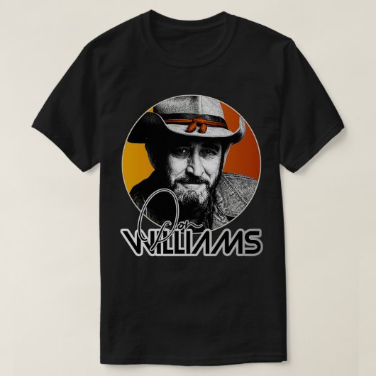 T-shirt Don Williams Country Gold Hommage (Design devant)