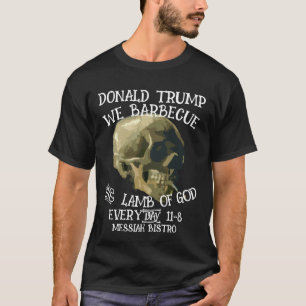 T-SHIRT DONAL TRUMP NOUS FAISONS GRILLER L'AGNEAU DIEU CHA